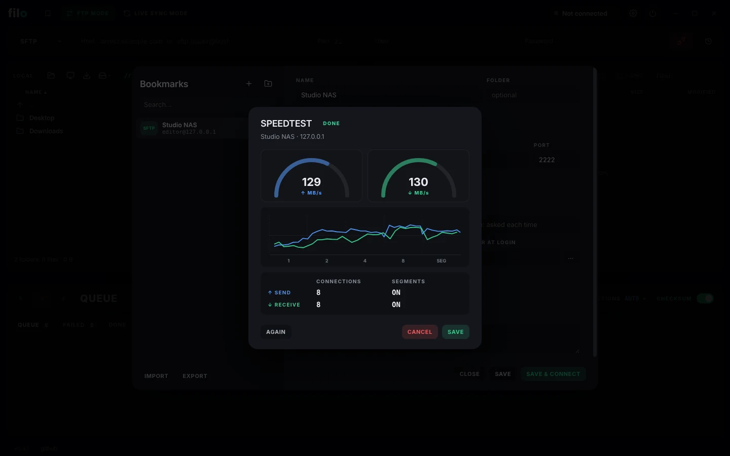 filo speed test